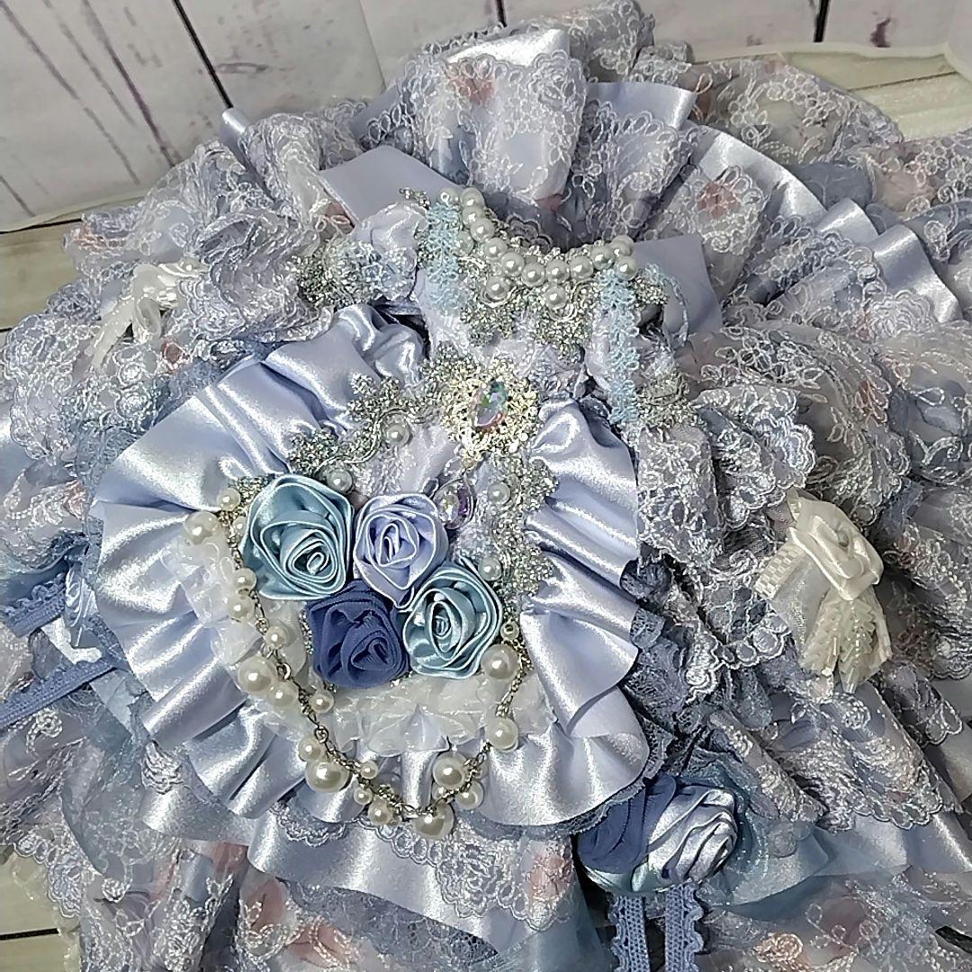 ハンドメイドのドレス。プーリップ等。　　ライトパープル