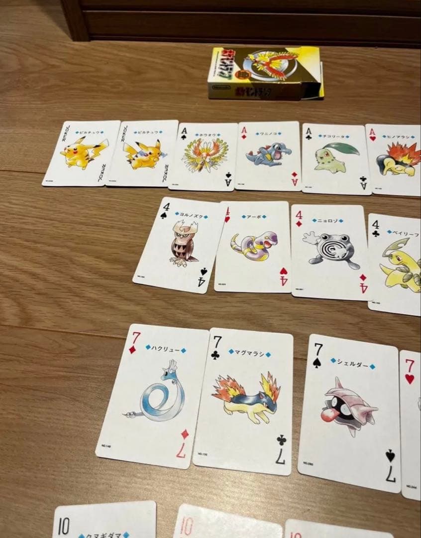ポケモントランプ 金 ホウオウ Nintendo 任天堂 ポケットモンスター