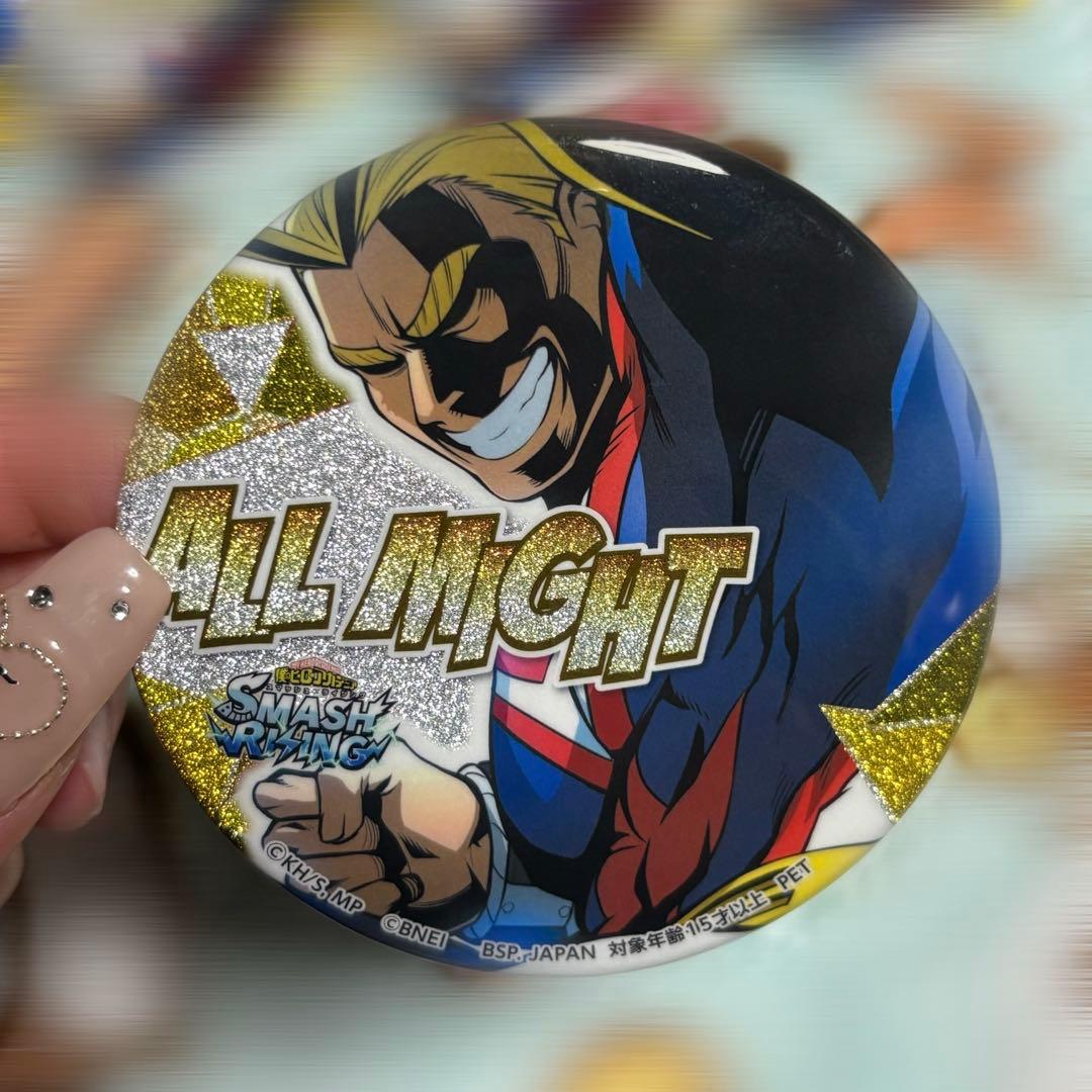 オールマイト 缶バッジ 僕のヒーローアカデミア ヒロアカ マッスルフォーム