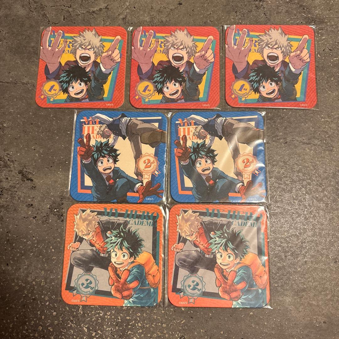 僕のヒーローアカデミア ヒロアカ 原画展 アートコースター まとめ売り