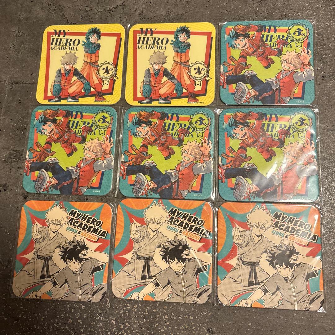 僕のヒーローアカデミア ヒロアカ 原画展 アートコースター まとめ売り