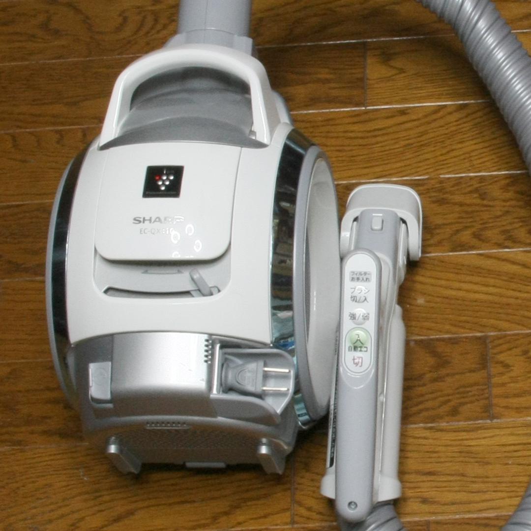 シャープ床移動型電気掃除機 EC-QX310-G サイクロン式【中古品】