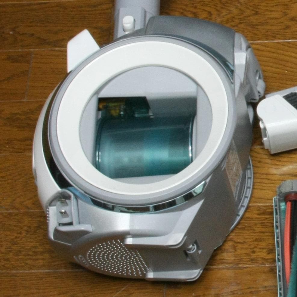 シャープ床移動型電気掃除機 EC-QX310-G サイクロン式【中古品】