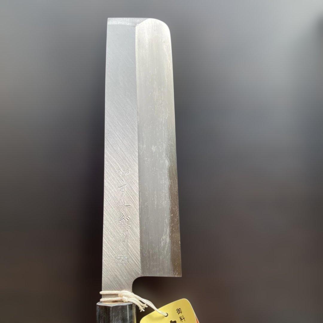 すみだ川　片刃、本格料理包丁　未使用、自宅長期保管品　ビンテージ　美品