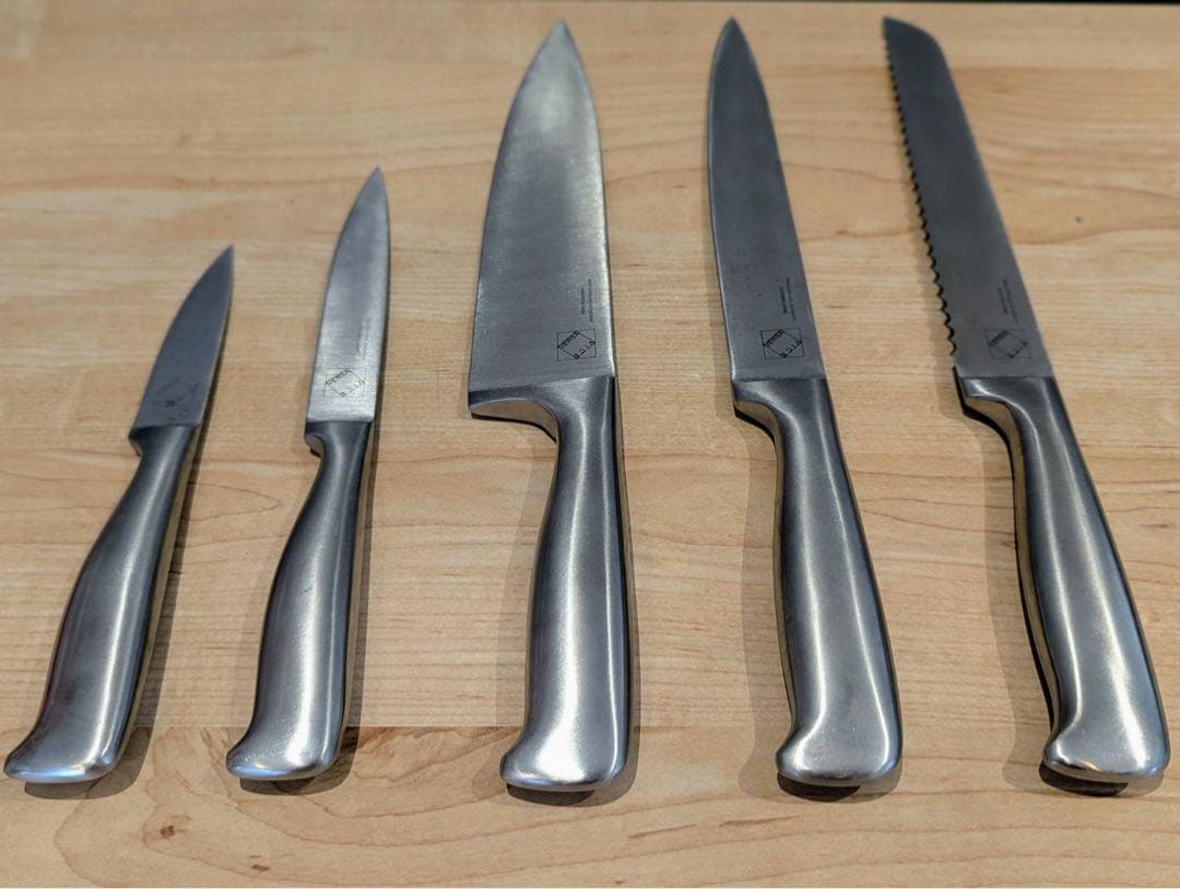Raffaele lannello 包丁5本セット 人型ナイフスタンド