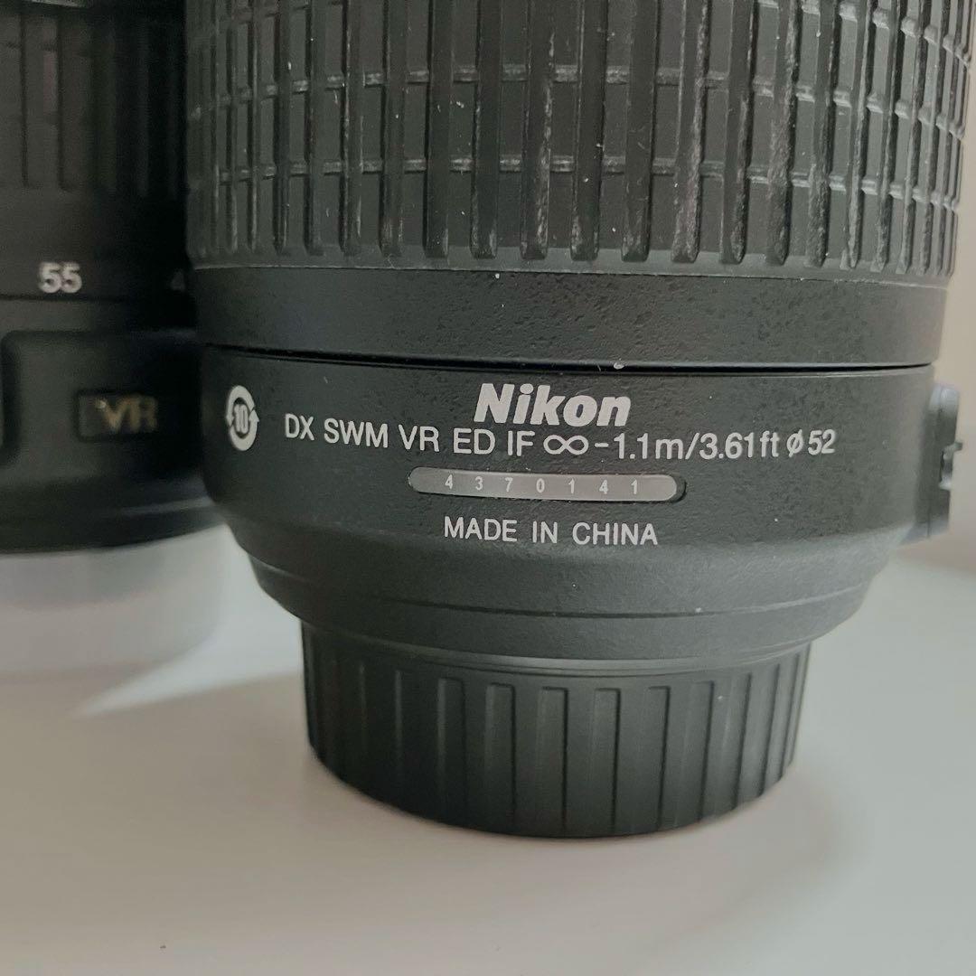 Nikon D3200 デジタル一眼レフカメラ レンズ2本 バッテリー他 セット