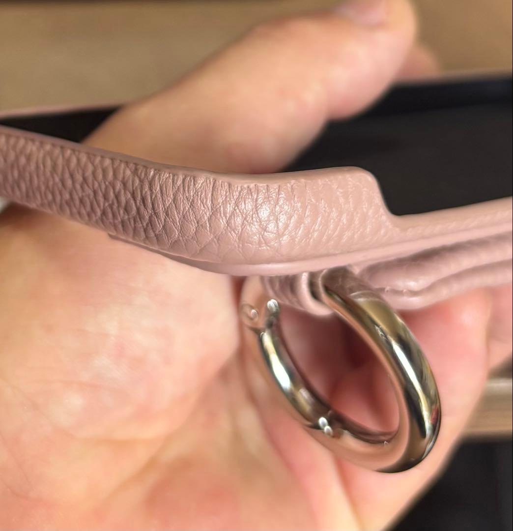 ajew エジュー iPhone14 ProMax用ケース ピンクベージュ