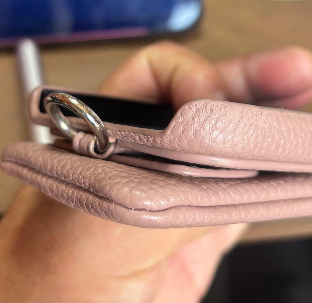 ajew エジュー iPhone14 ProMax用ケース ピンクベージュ