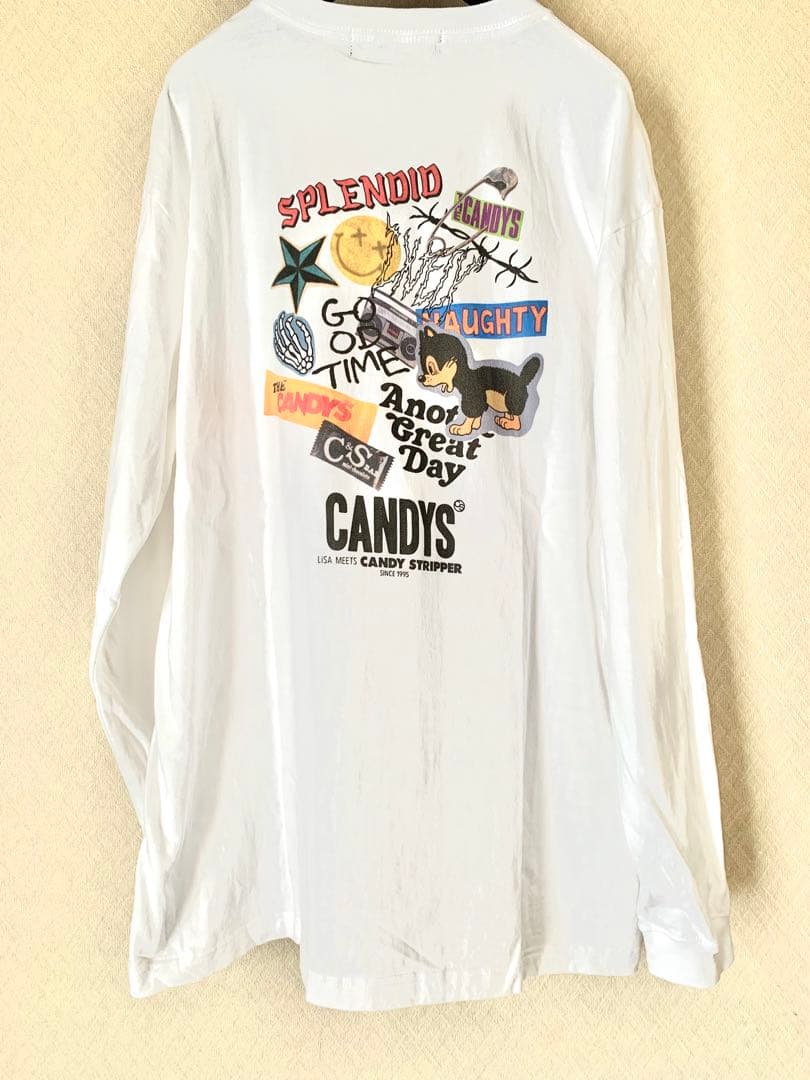 未使用　LiSA×Candy Stripper Tシャツ　ホワイト