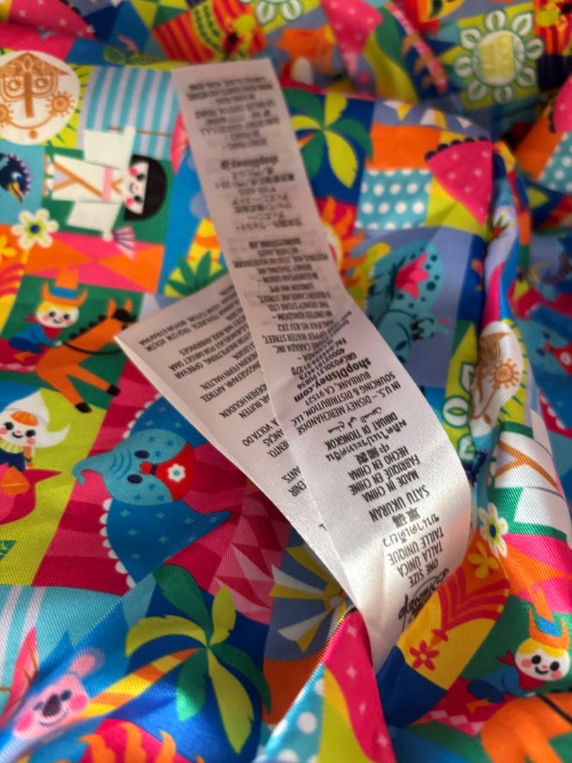 ☆レア　ディズニー　スモールワールド　トートバッグ　アメリカ　バック☆スモワ