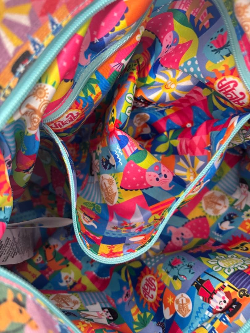 ☆レア　ディズニー　スモールワールド　トートバッグ　アメリカ　バック☆スモワ