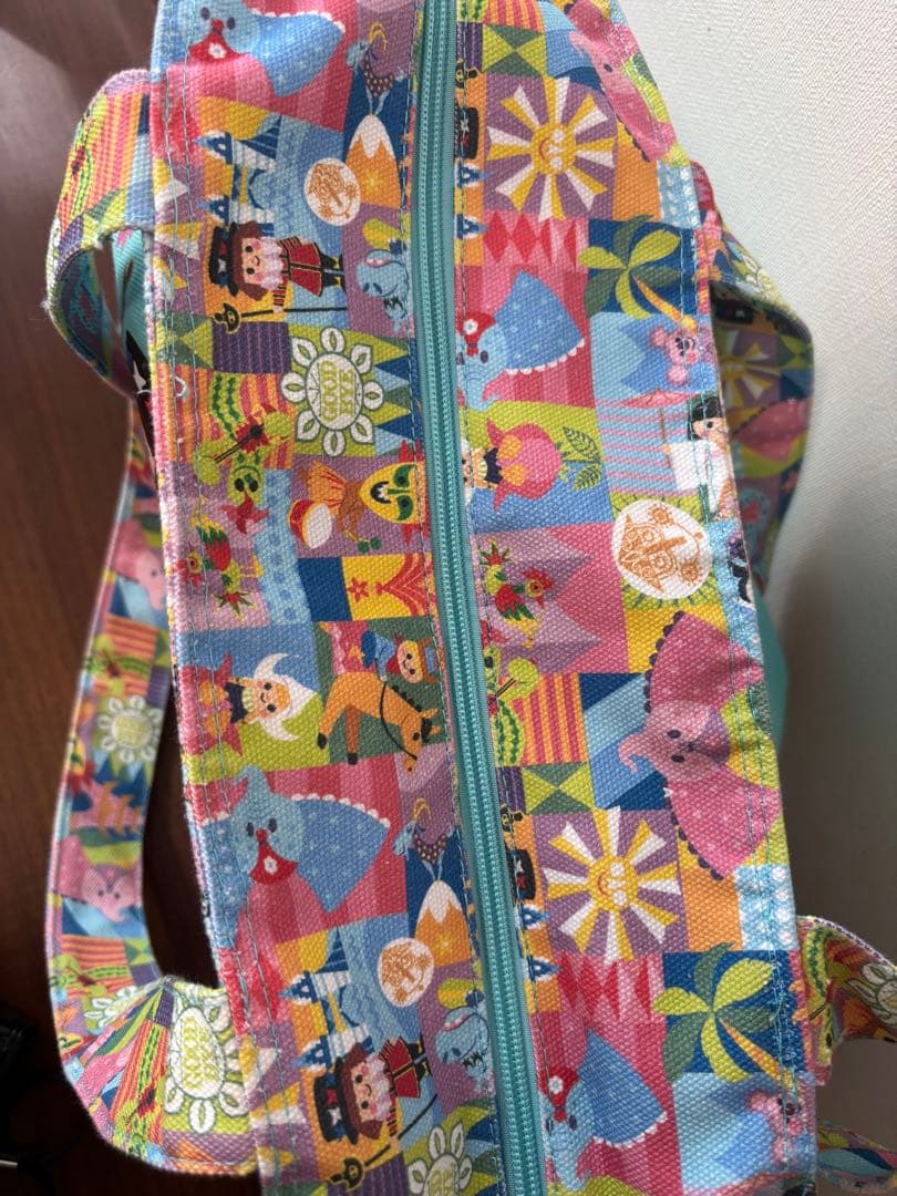 ☆レア　ディズニー　スモールワールド　トートバッグ　アメリカ　バック☆スモワ