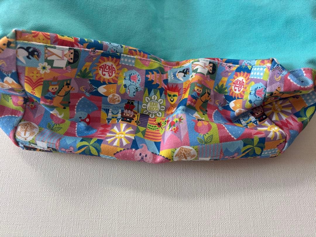 ☆レア　ディズニー　スモールワールド　トートバッグ　アメリカ　バック☆スモワ