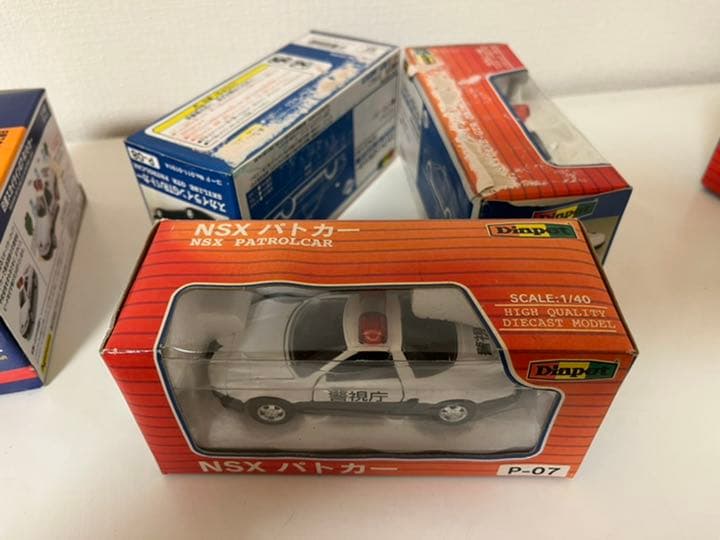 ダイヤペット　パトカー　ミニカー 6台セット