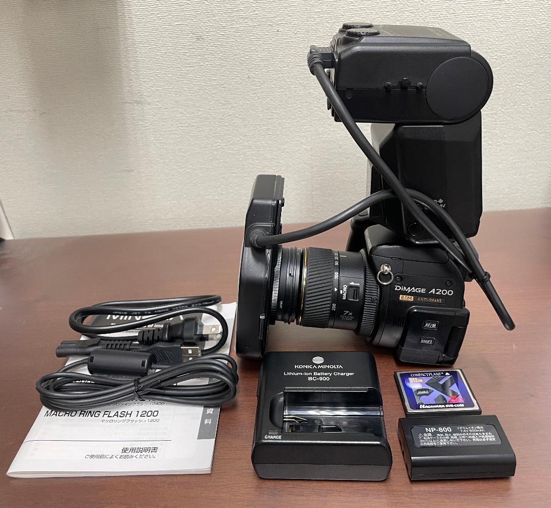 コニカミノルタ Dimage A200　リングストロボセット