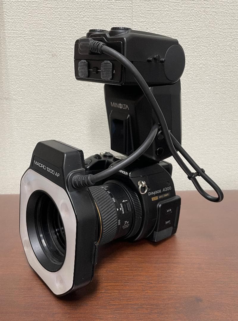 コニカミノルタ Dimage A200　リングストロボセット