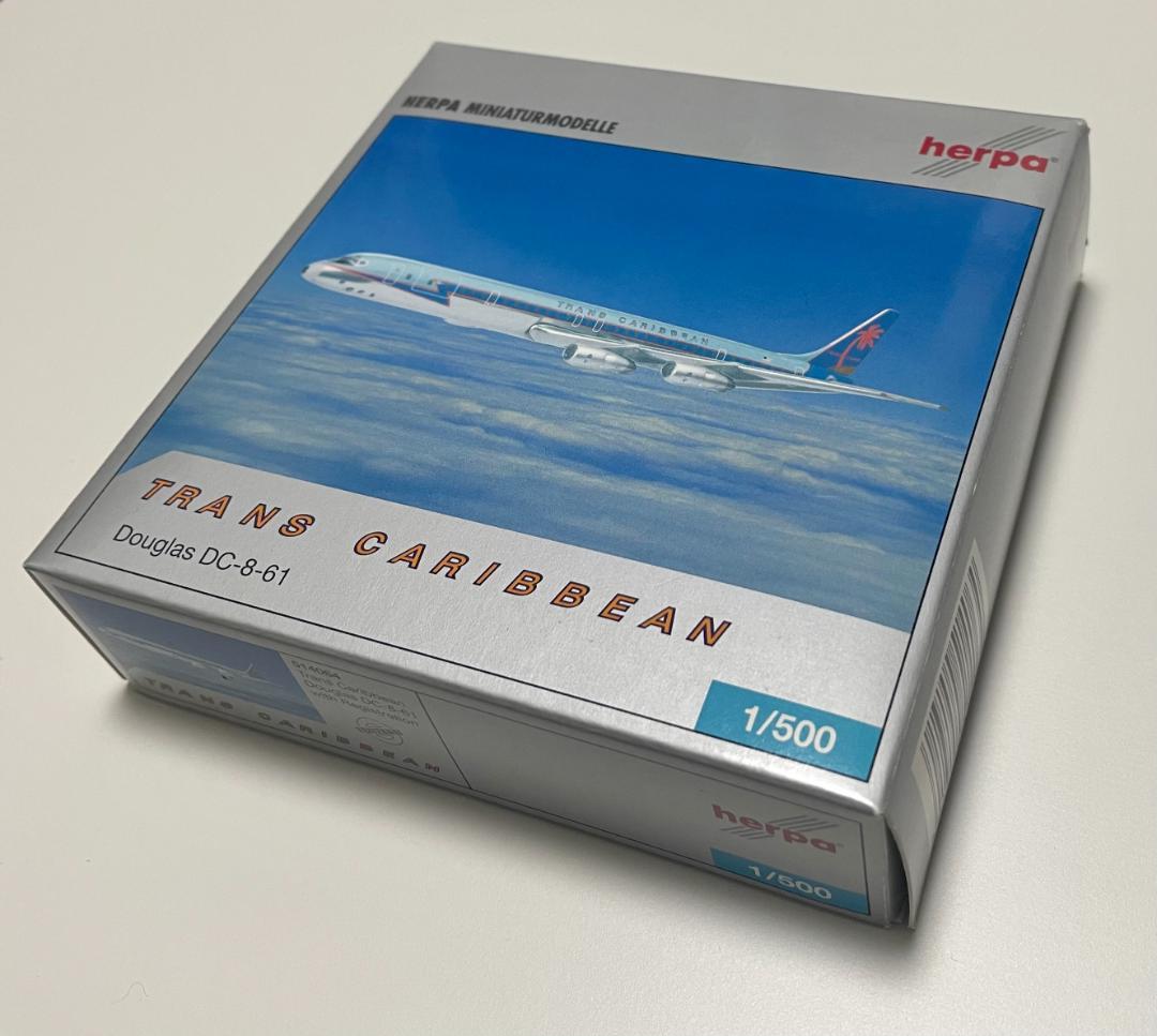 herpa 1/500 トランスカリビアン航空 DC-8-61 #514064
