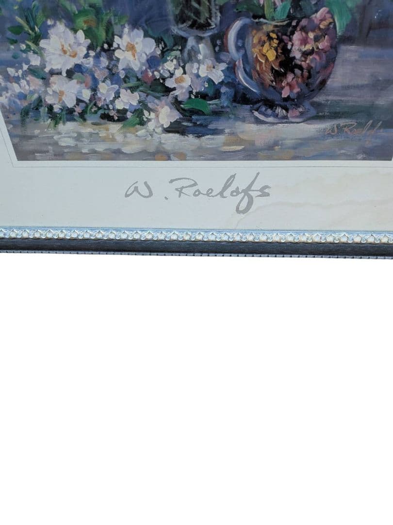 W. Roelofs 水彩画 花束