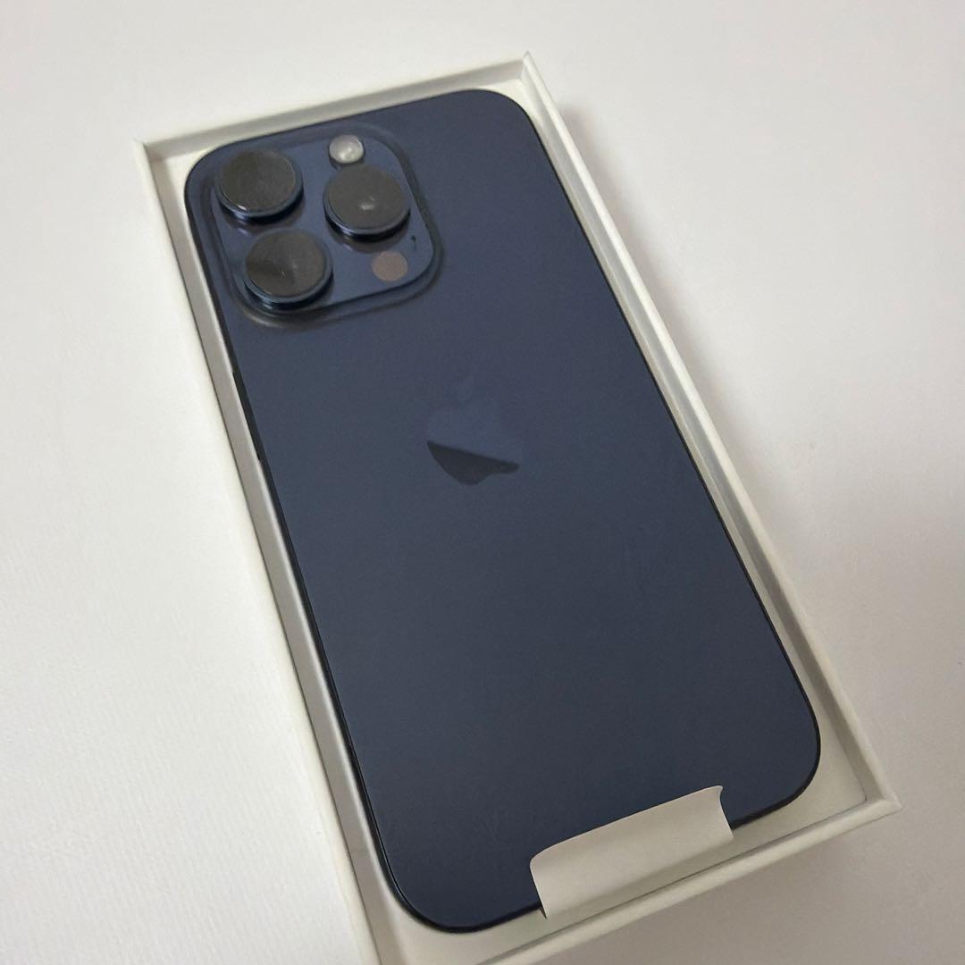 iPhone15pro 256GB チタンブルー