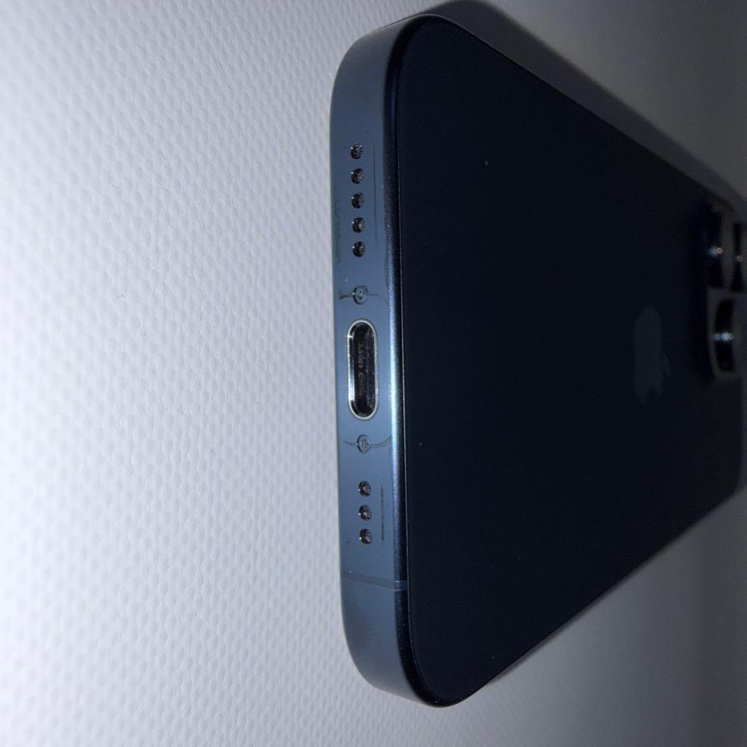 iPhone15pro 256GB チタンブルー