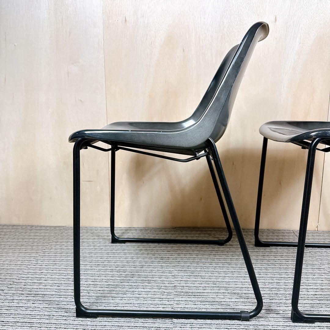 【廃盤】 【希少】 ノットアンティークス ログチェア 座面アルミニウム 二脚