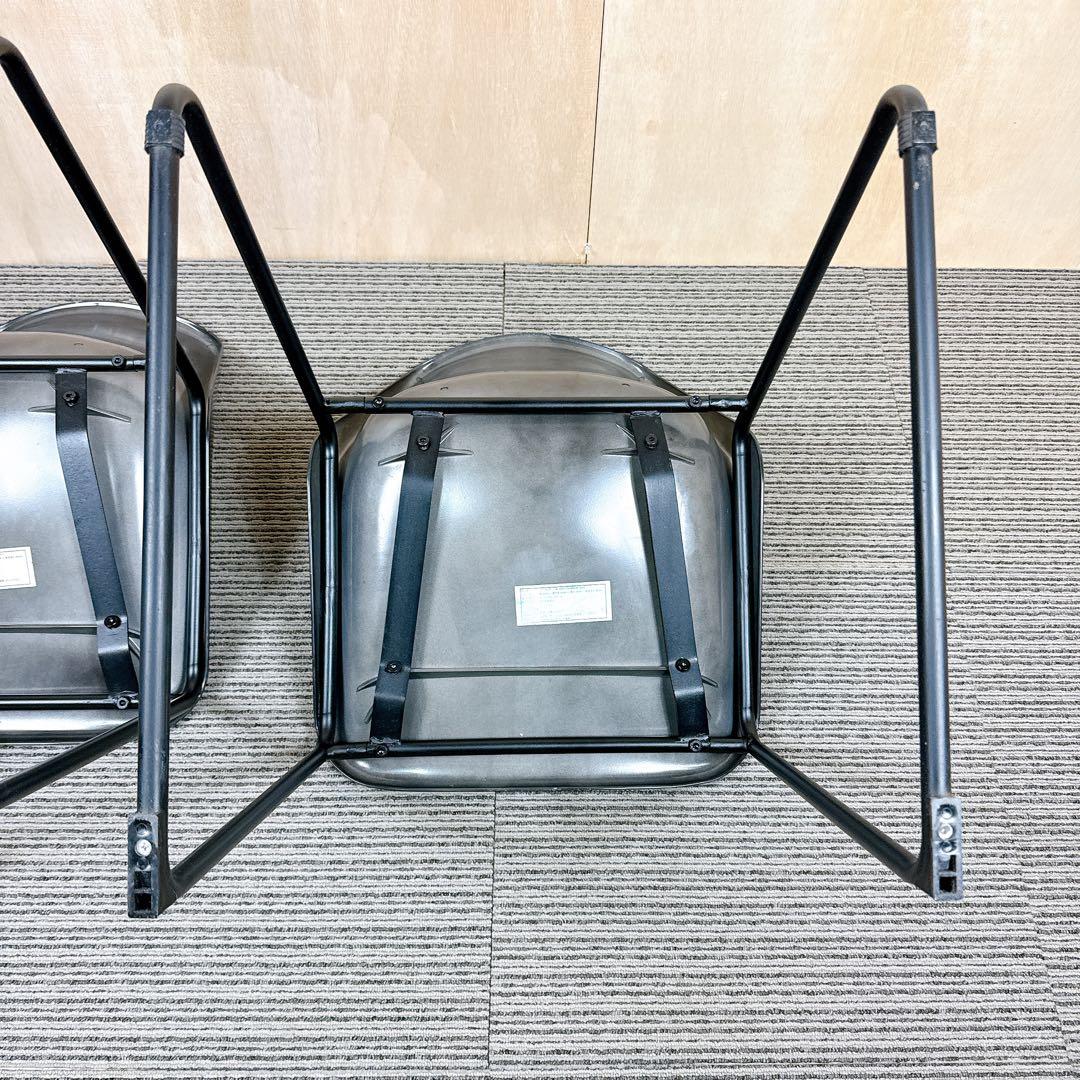 【廃盤】 【希少】 ノットアンティークス ログチェア 座面アルミニウム 二脚