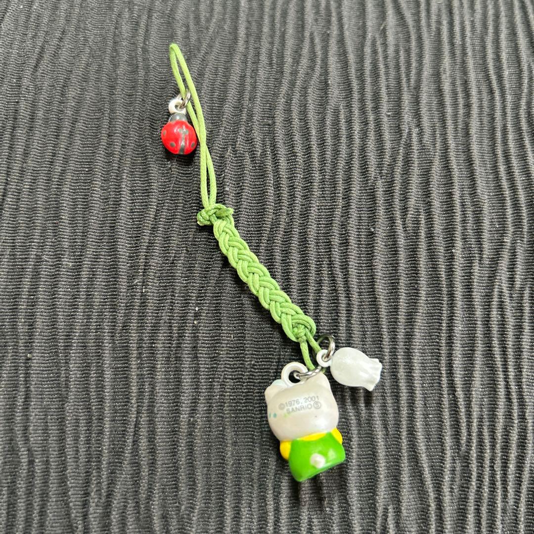 九　ストラップ　⑤　HelloKitty　キティー　馬　チャイナ服　かわいい