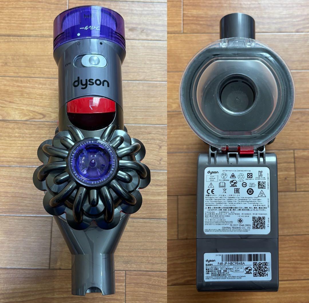 【美品】dyson V8 slim 作動良好　分解清掃メンテナンス済