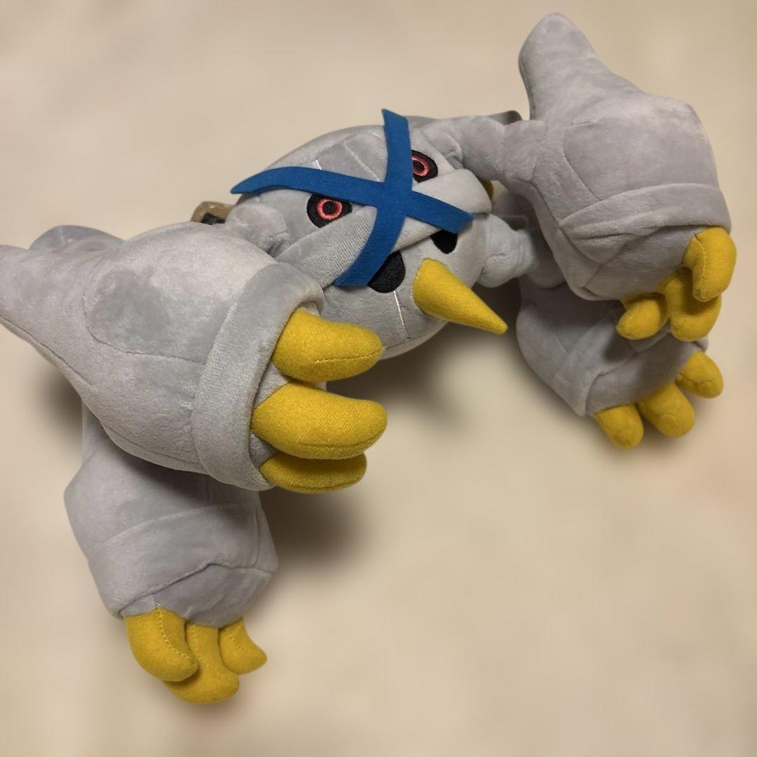 ポケモンセンター　銀色のメタグロス　ぬいぐるみ