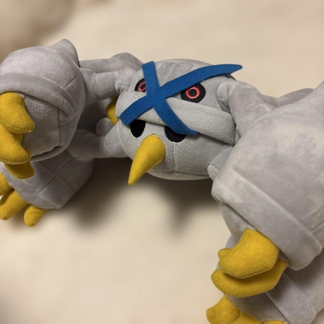 ポケモンセンター　銀色のメタグロス　ぬいぐるみ