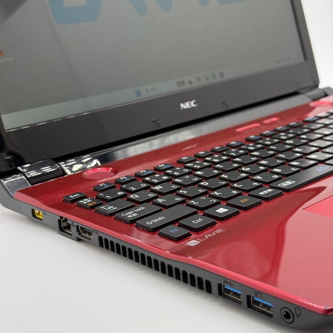 NECノートパソコン 準美品 i7 20GB 新品SSD512 Blu-ray