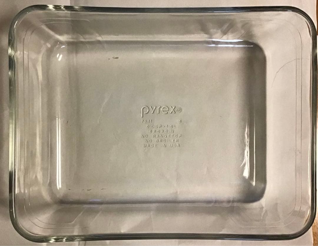 PYREX（パイレックス）ガラス耐熱保存容器 2個