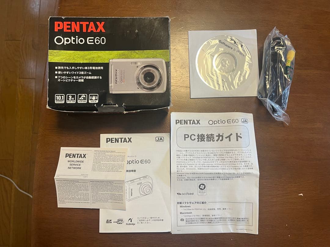 PENTAX　Ｏptio Ｅ60デジカメ