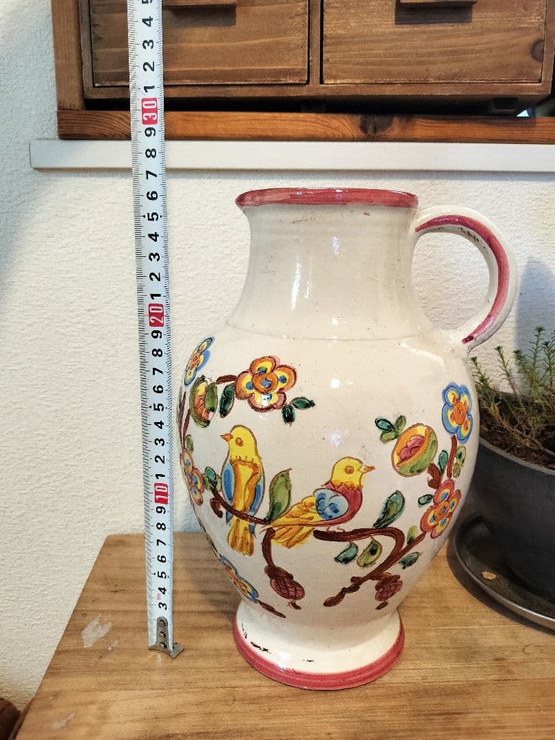 イタリア陶器専門★LANTILA DERUTAビンテージ水差し1623/27