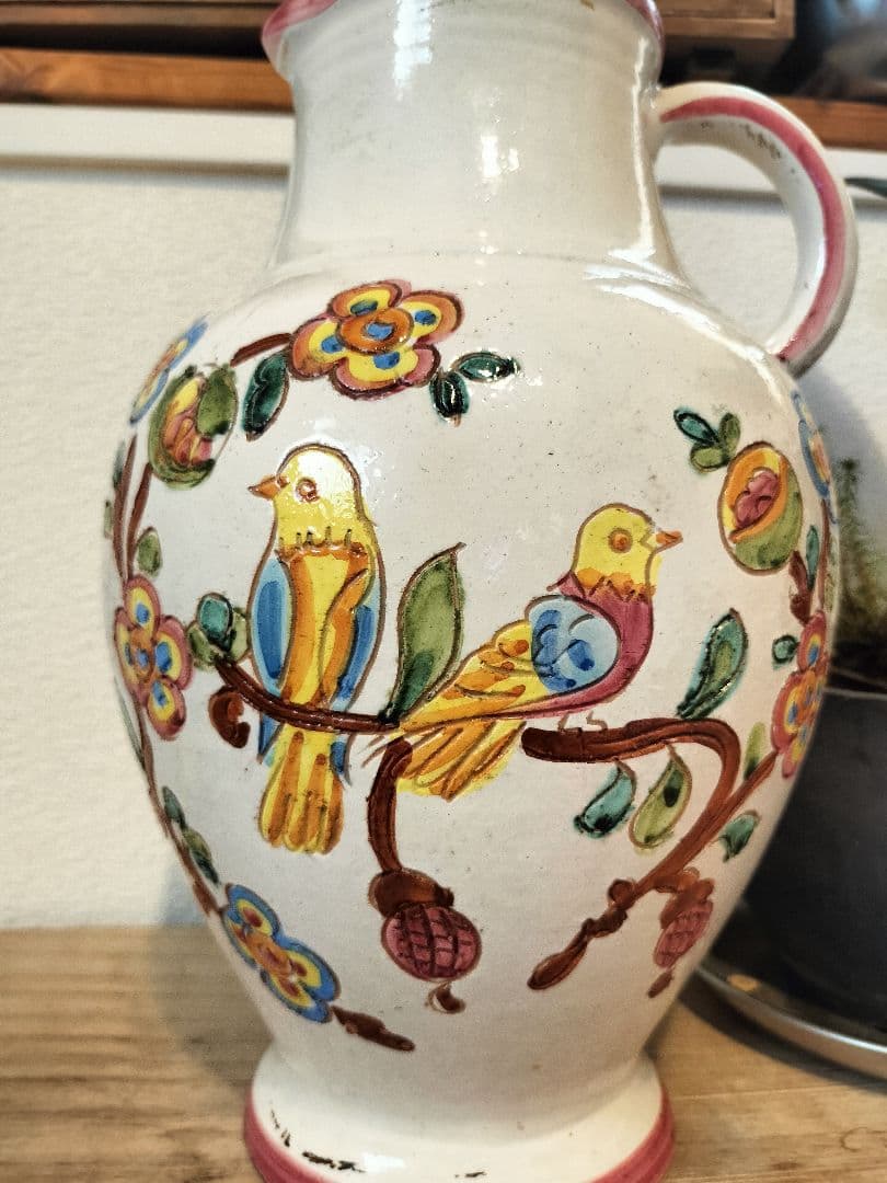 イタリア陶器専門★LANTILA DERUTAビンテージ水差し1623/27