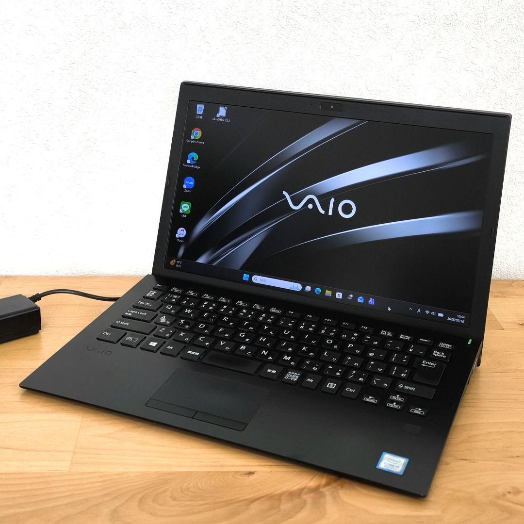 VAIO 13.3型 ノートパソコン【Windows11】 i5第8世代・カメラ