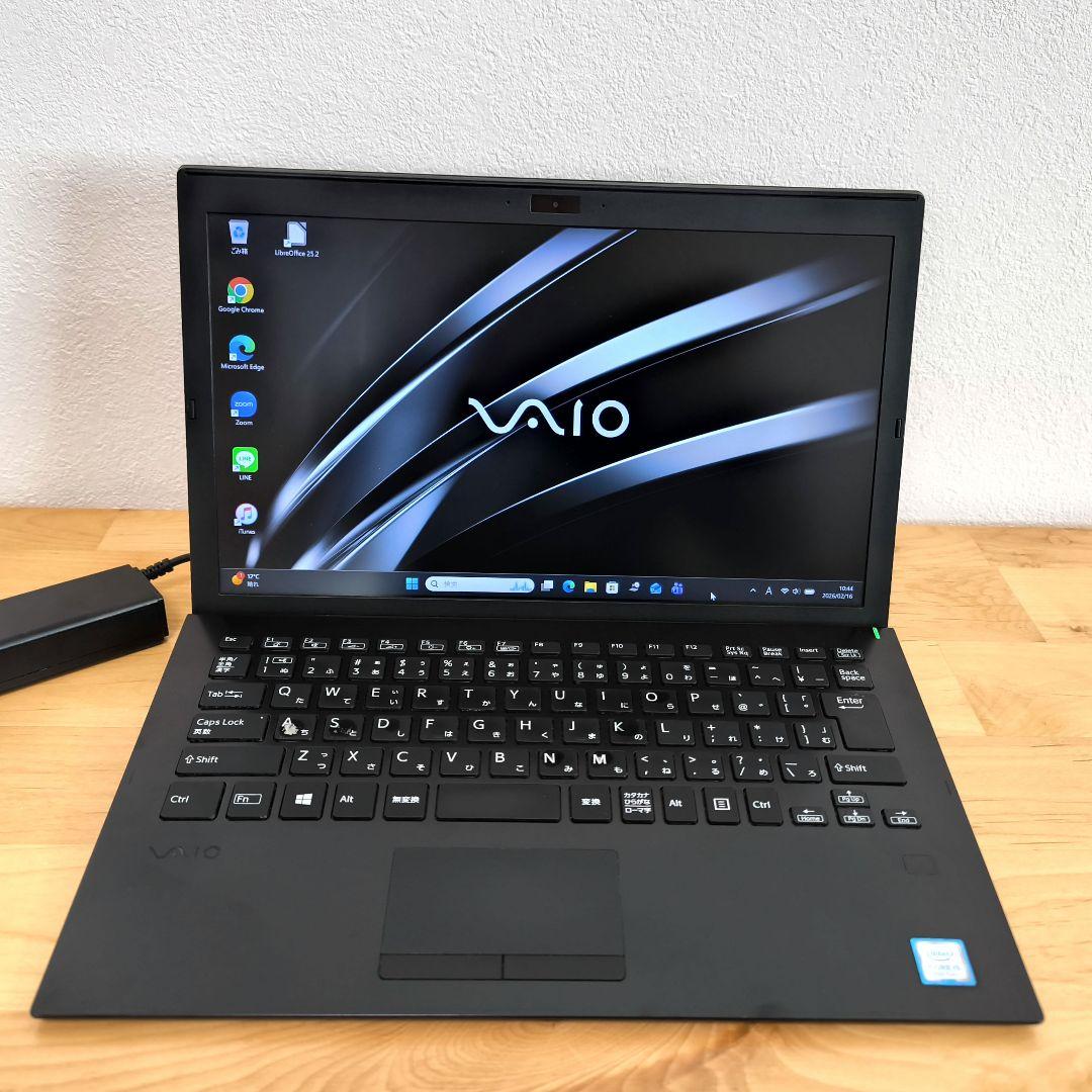 VAIO 13.3型 ノートパソコン【Windows11】 i5第8世代・カメラ