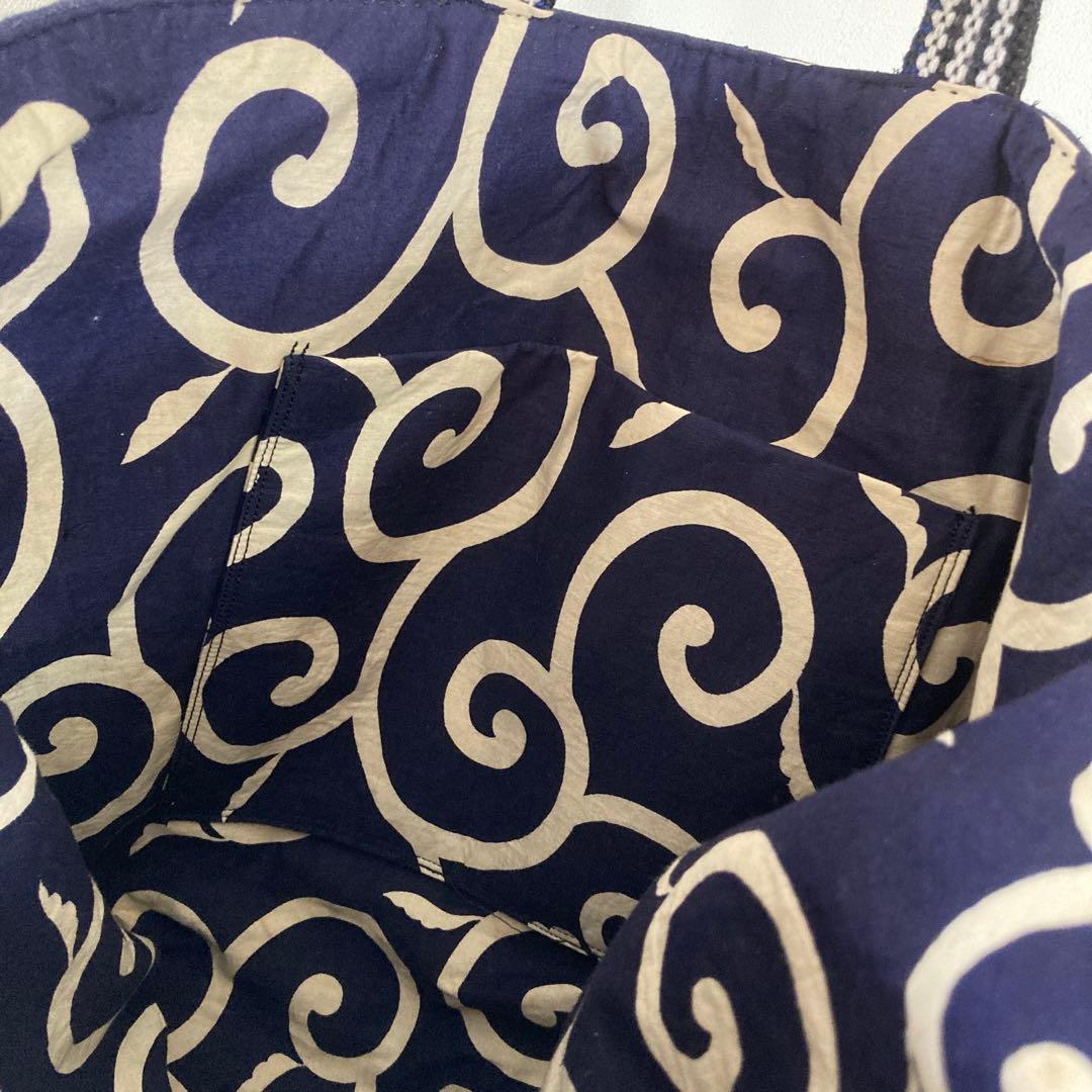 古布　襤褸　昭和レトロ　帆前掛　唐草の風呂敷　酒袋　藍染絣　トートバッグ