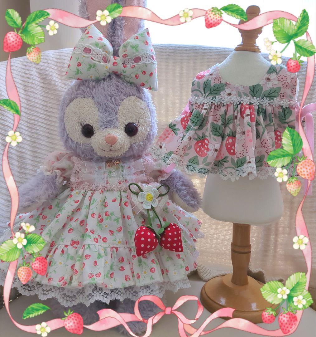 キティちゃんさま専用【春　苺エプロンドレス　】