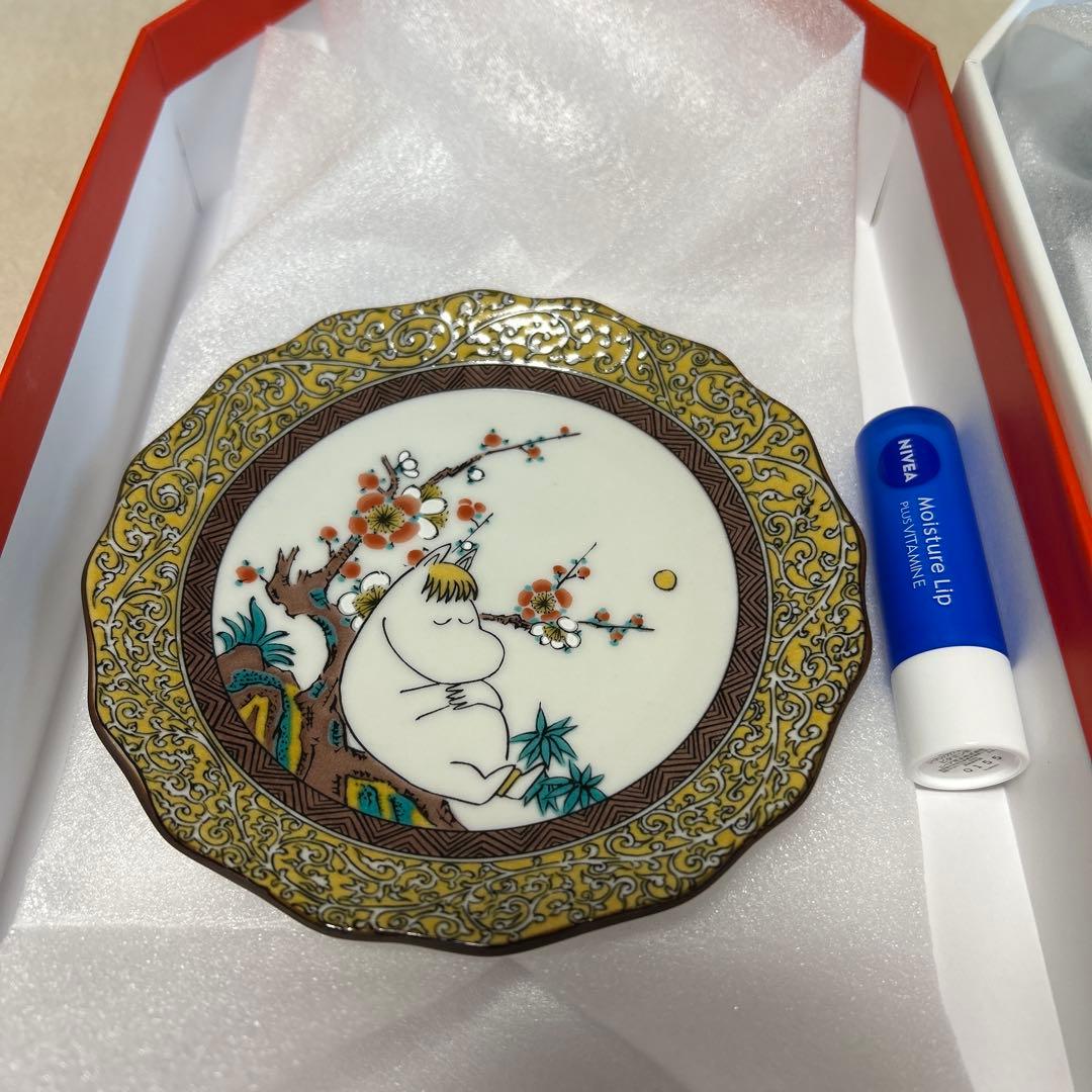 ムーミン 小皿 5枚セット アマブロ　九谷焼