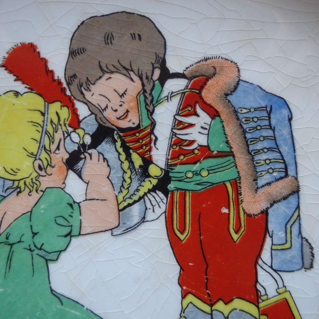 〜1940's アンティーク プレート 絵皿 フランス