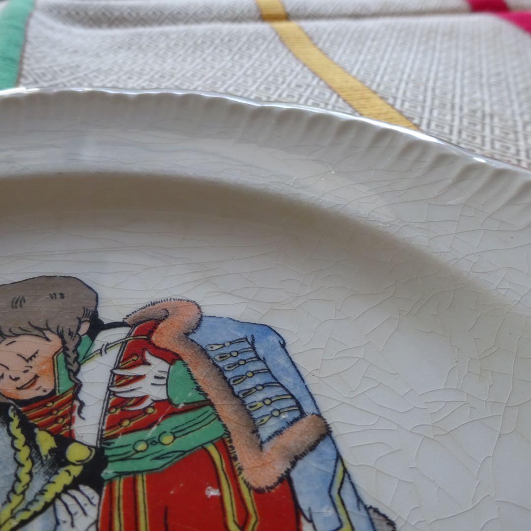 〜1940's アンティーク プレート 絵皿 フランス