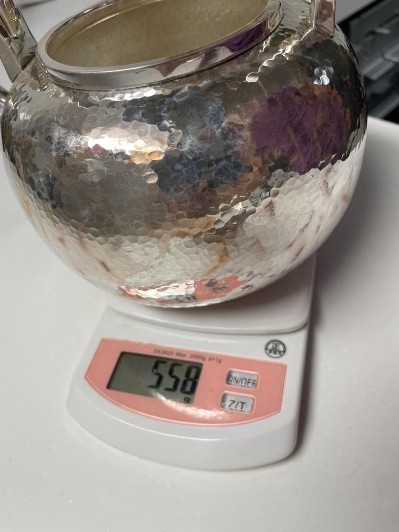 純銀　湯沸かし ヤカン 692g