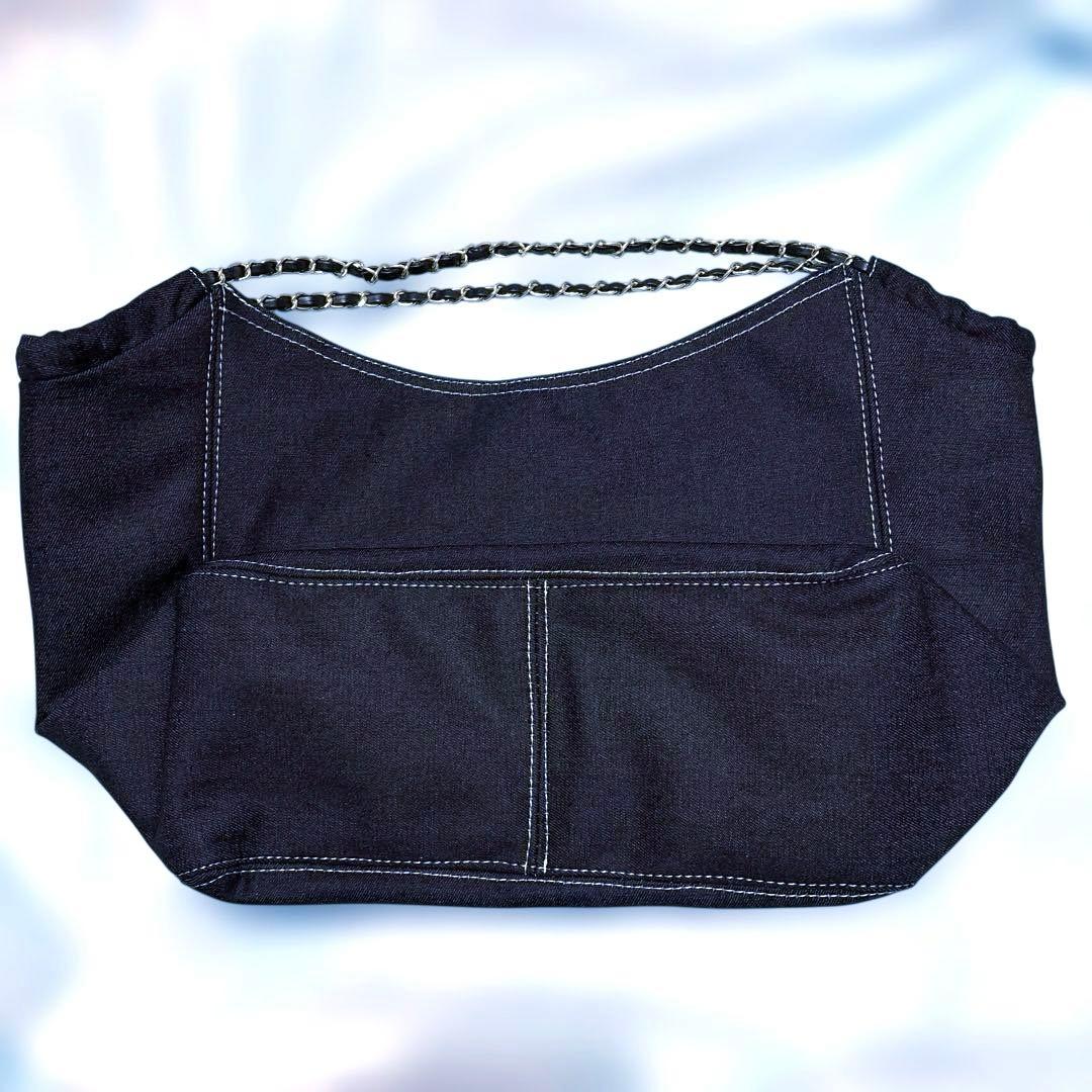 一点のみ　CHANEL ノベルティ　デニム　トートバッグ　チェーンハンドル
