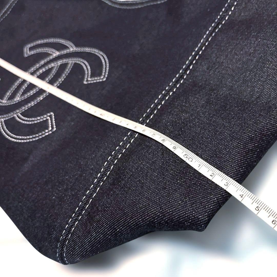 一点のみ　CHANEL ノベルティ　デニム　トートバッグ　チェーンハンドル