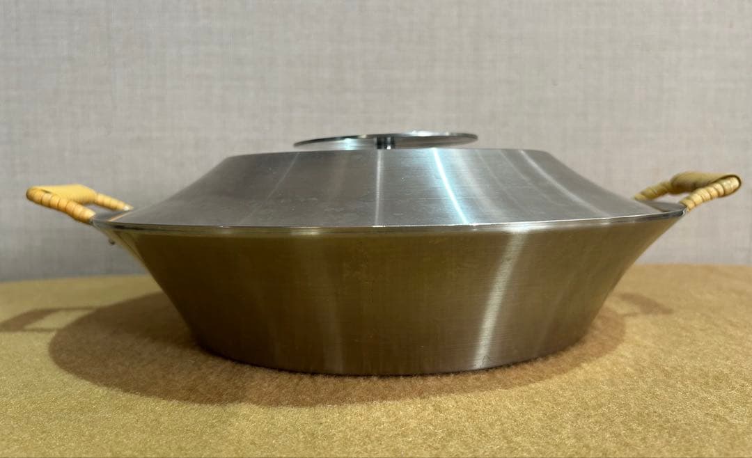 amadana アマダナ IH ステンレス製 両手鍋 フタ付き