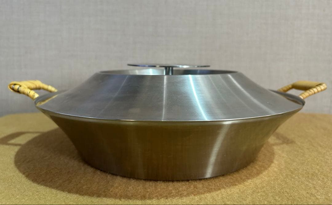 amadana アマダナ IH ステンレス製 両手鍋 フタ付き