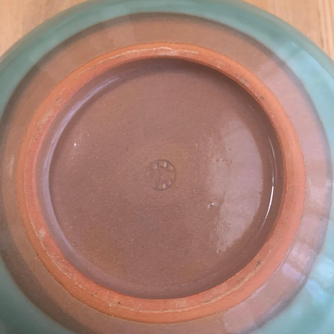 京焼　とうあん　中鉢　白椿　お正月