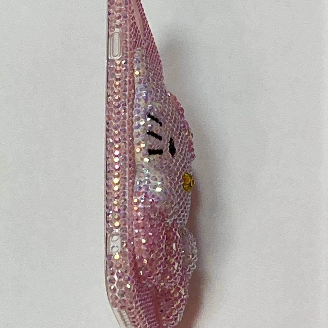 即日発送　ハローキティ デコ電 iPhoneSE 在庫1点