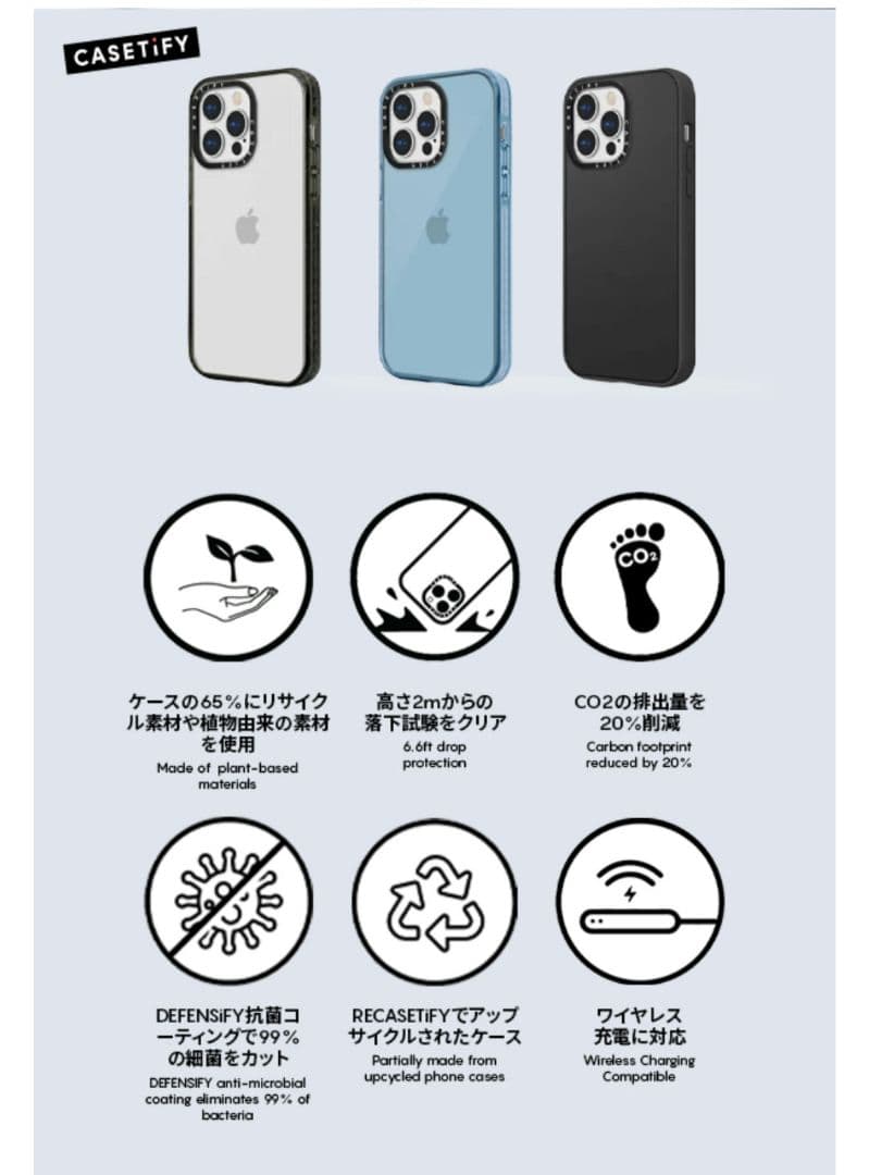 インパクト iPhone14 ProMax ケース グロッシー ブラック 黒